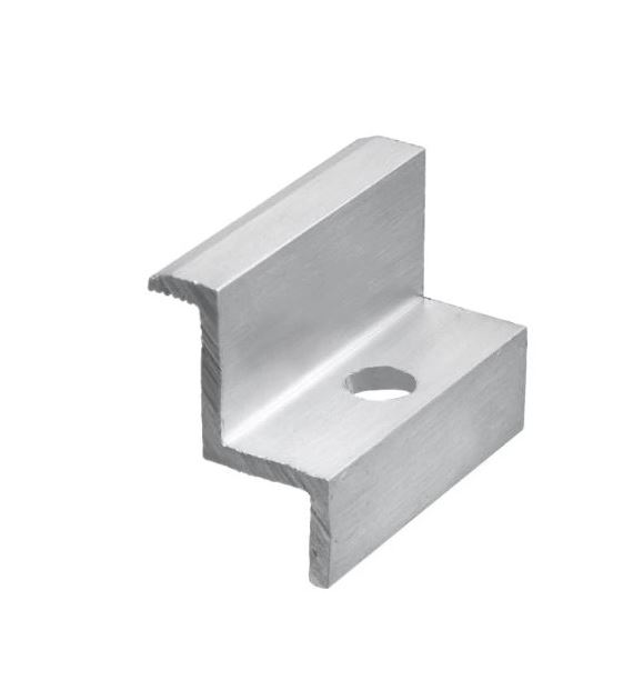 Klema skrajna srebrna rozm. 32mm