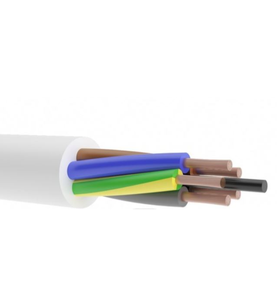 Kabel OWY żo 5x6 H05VV-F (krążek 100m)
