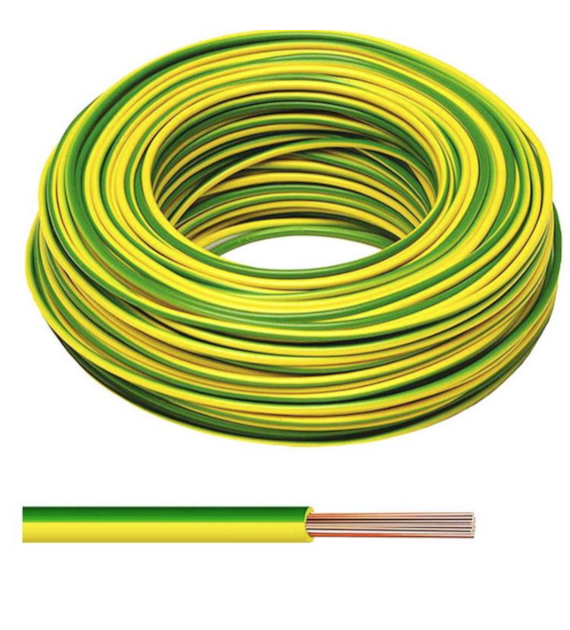 Kabel LgY 1x16 HO7V-K żółto-zielony