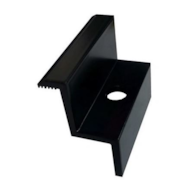 Klema skrajna czarna rozm. 30mm