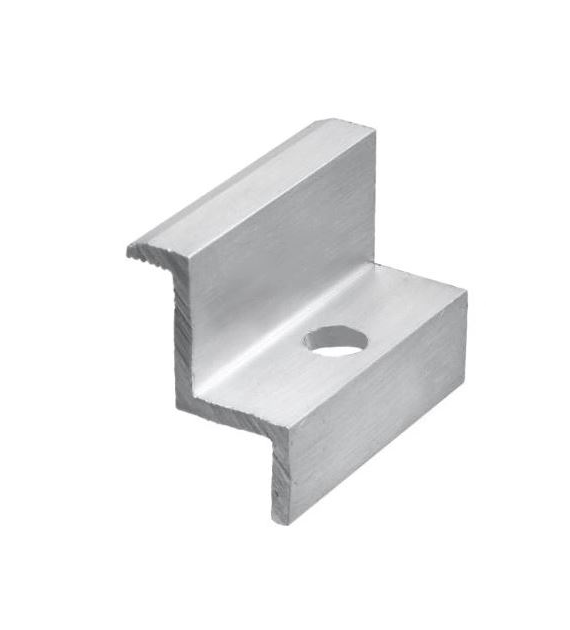 Klema skrajna srebrna rozm. 30mm