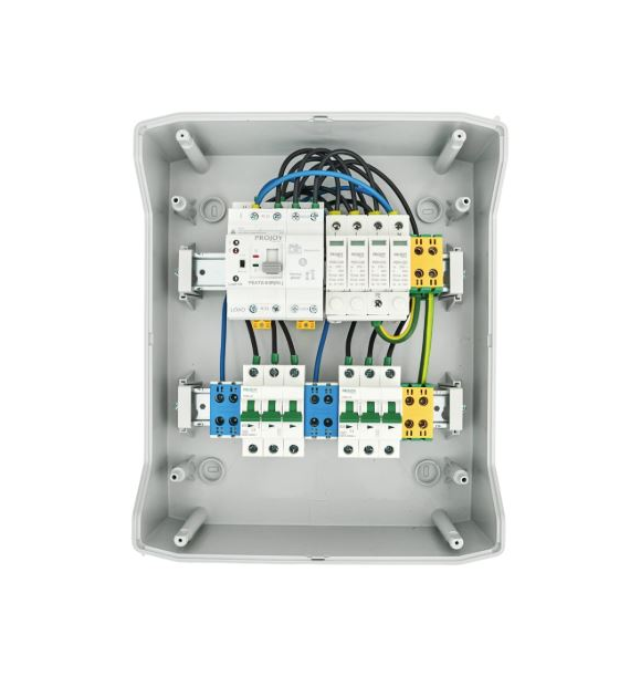 Gotowa Rozdzielnica R|AC|ATS 63A|T1+T2|B25|3F Projoy