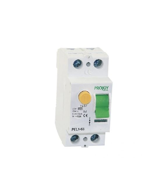 Projoy wył. różn., PEL1-63 16A 2P 10mA A