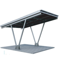 Carport jednostanowiskowy – CPU1 ; Układ modułów: V3x3 ; Wielkość modułu: 1954 × 1134 × 30 mm ; z uszczelnieniem