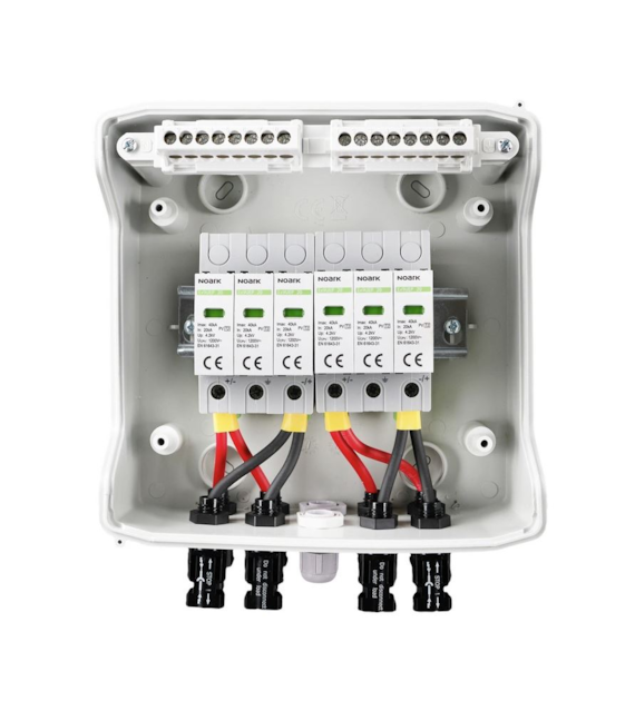Gotowa Rozdzielnica R|DCx2|T1+T2|MC4| Noark