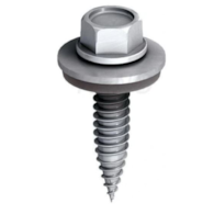 Blachowkręt samowiercący z łbem M6x25 z EPDM, Bimetal (100 szt. pak.)