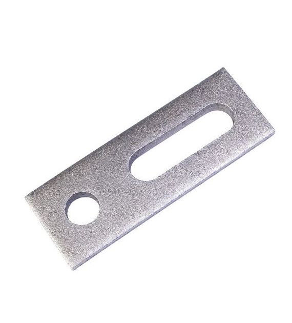 Adapter M10 80X30X4 nierdzewny